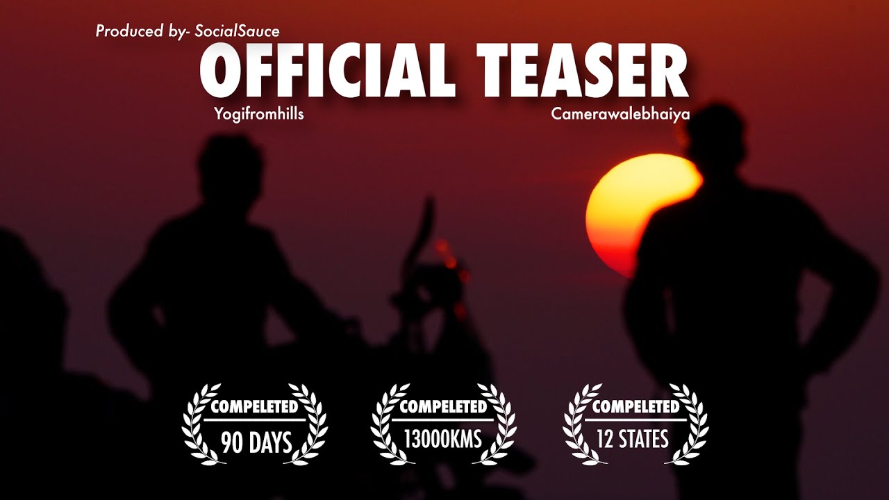 CHAURAHA | OFFICIAL TEASER | 90 DAYS Bike Ride | 13,000 Kms |