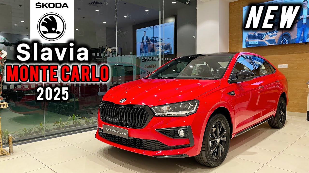 Skoda Slavia Monte Carlo edition *Best sedan in the segment* stylish and powerful! 🤐