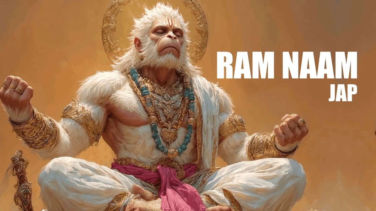 Ram naam Jap  I 1 Hour Continuous Chanting I Peaceful Chanting for Meditation & Focus #jaishreeram