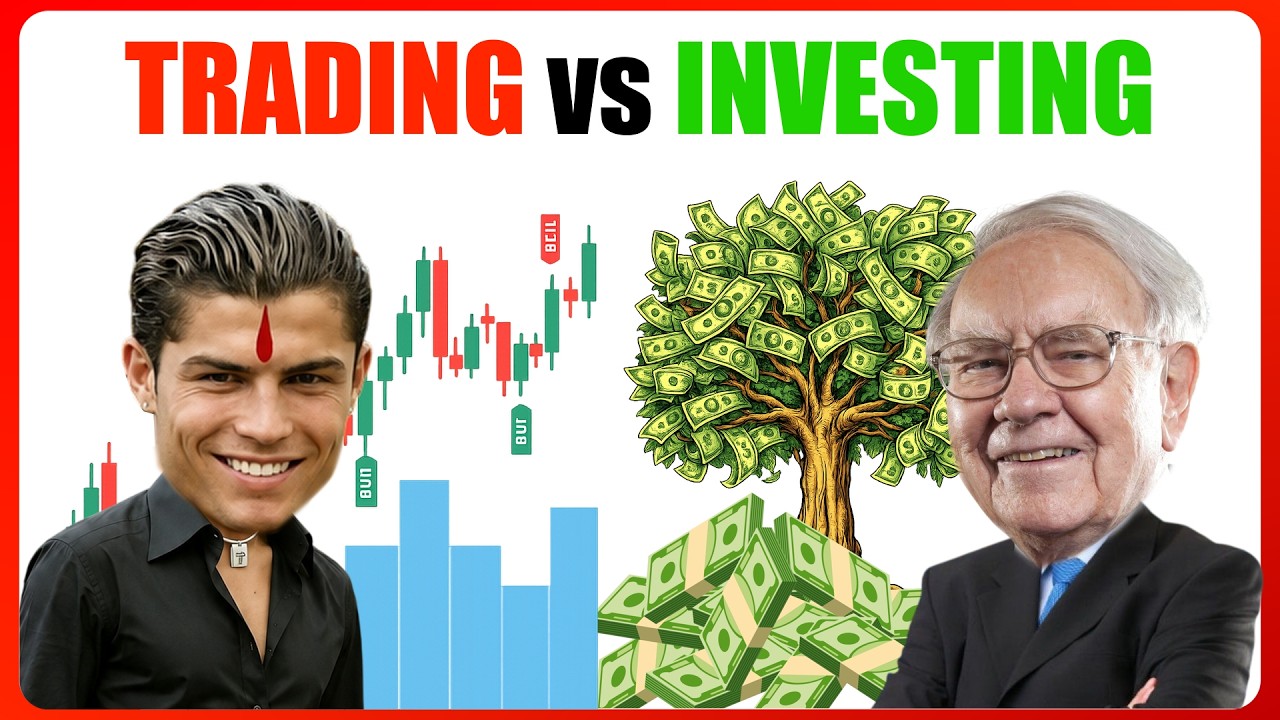 Trading vs. Investing - Explained for Beginners!