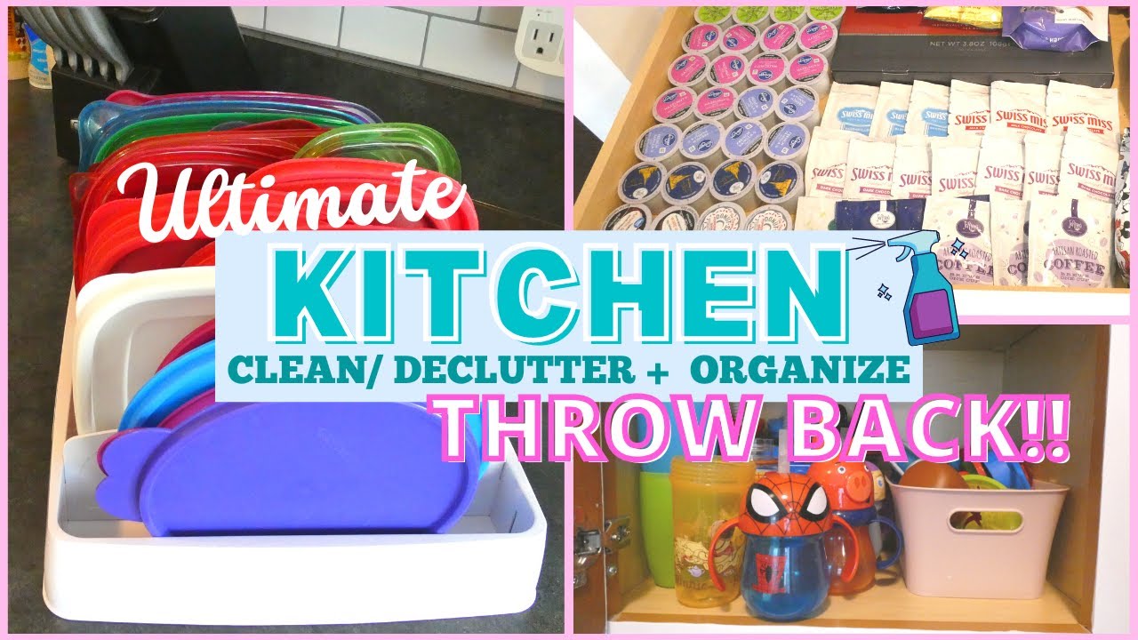 ULTIMATE THROW BACK KITCHEN DECLUTTER + ORGANIZE+ DEEP CLEAN 2022 I 80s 90s 2000s CHAT SESSION!!!