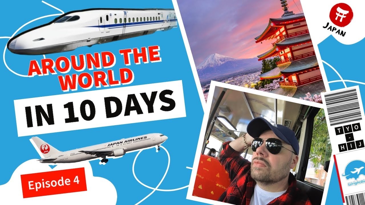 I Flew Around The World - Episode 4 - Tokyo to Hiroshima and back on the Shinkansen and the JAL 767
