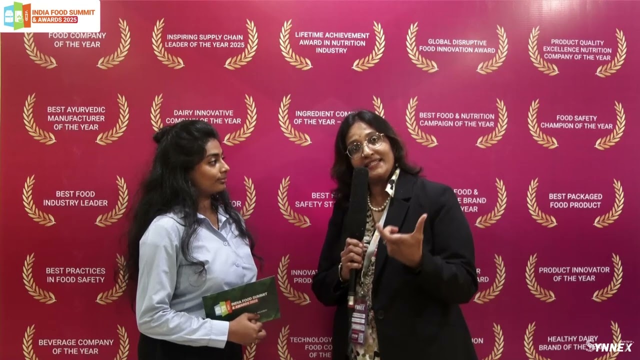 Interview of Dr. Vidya Raman Sridhar from Amway Global at India Food Summit 2025