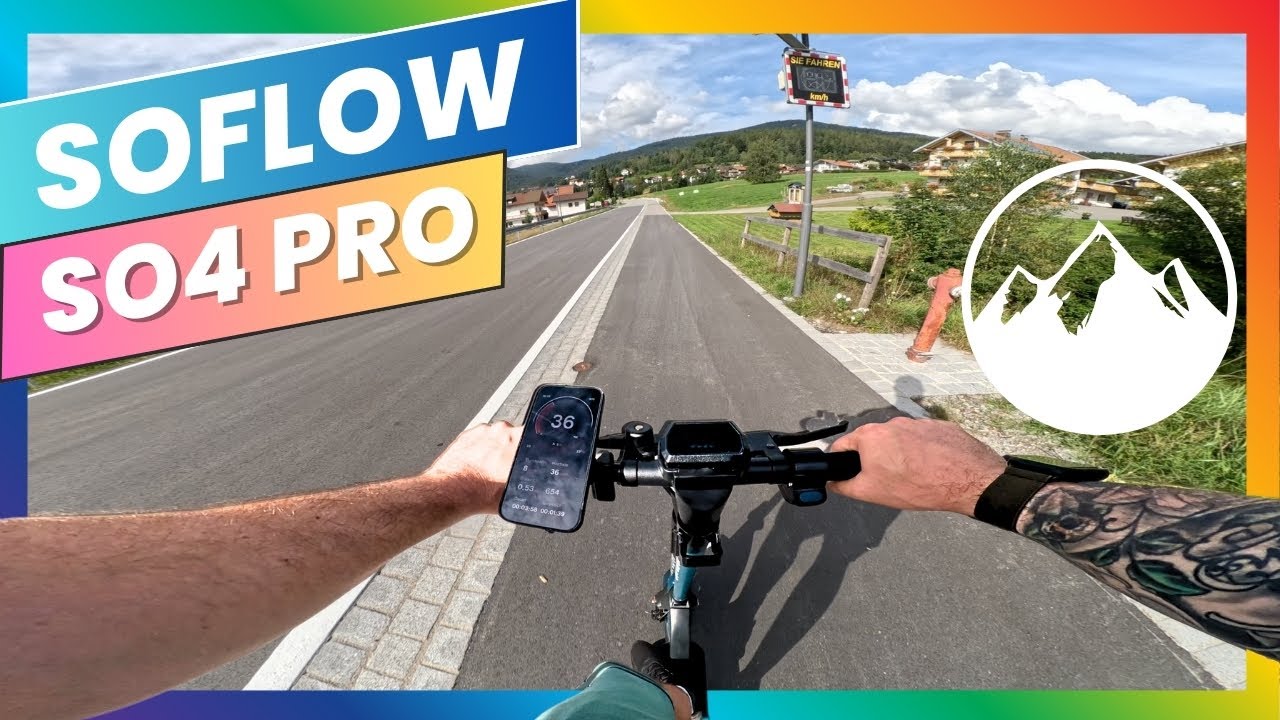 SOFLOW SO4 PRO zerstört jeden BERG! ⛰️😲  Fairer Preis mit POWER 💰 E-Scooter Test in Bayern #escooter