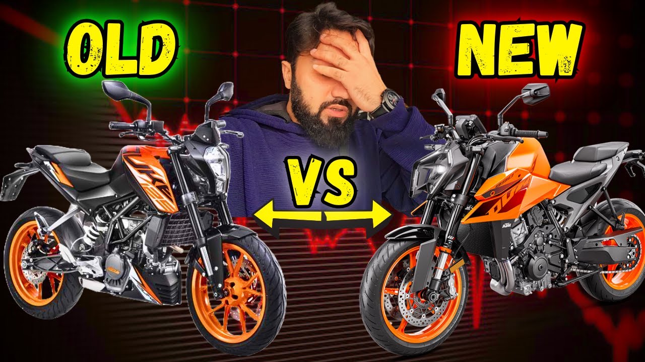 KTM Evolution 😱: Comparing the New Model 🔥 to the Old One 🤩 @KTMIndia-ReadyToRace #ktm #downfall