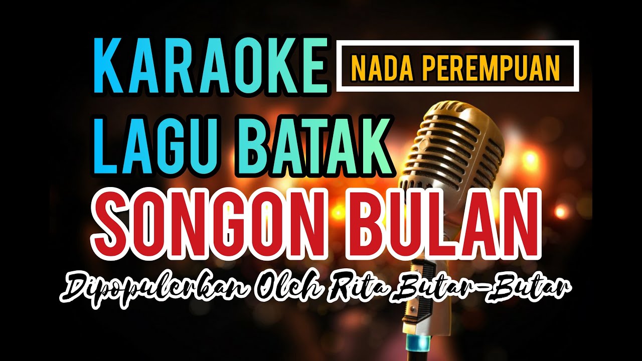 KARAOKE SONGON BULAN | NADA PEREMPUAN