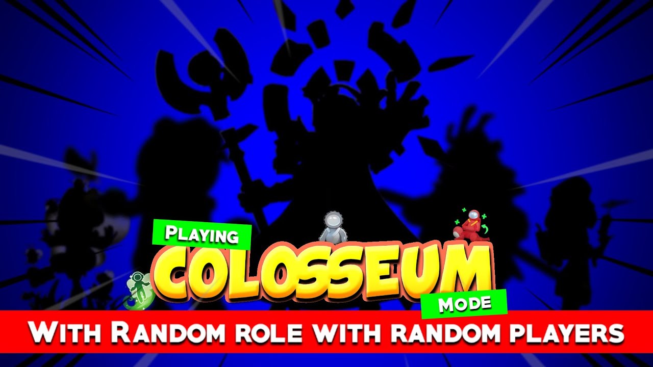 Playing colosseum mode with random role with random players | supersus game || Virus Eleven ||