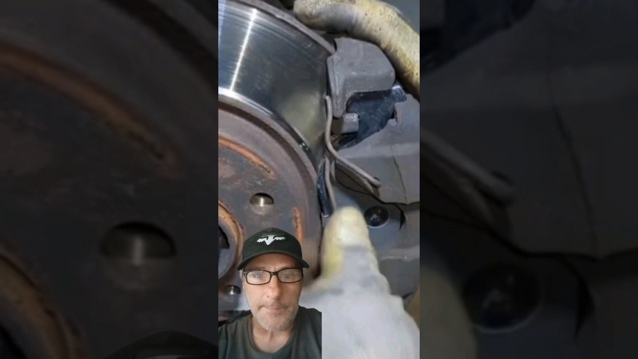 TRICK For Installing Spring On Brake Caliper!🧐🔧 #shorts #trending #follow