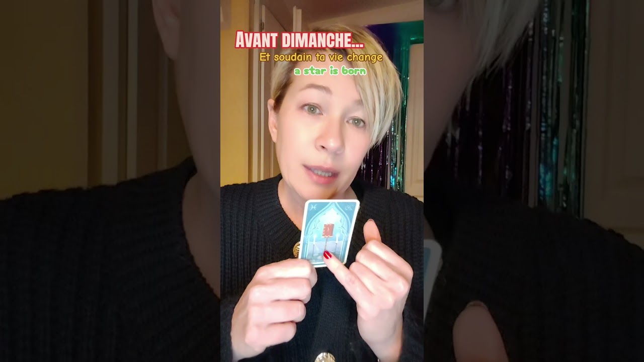 QUE VA-T-IL SE PASSER POUR TOI AVANT DIMANCHE....
