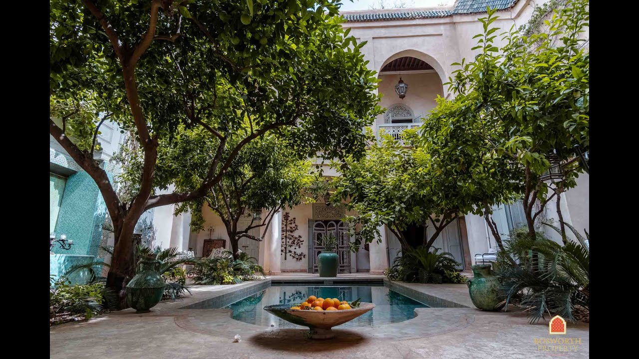 Exceptional Luxury Historical Guesthouse Riad For Sale Marrakech
