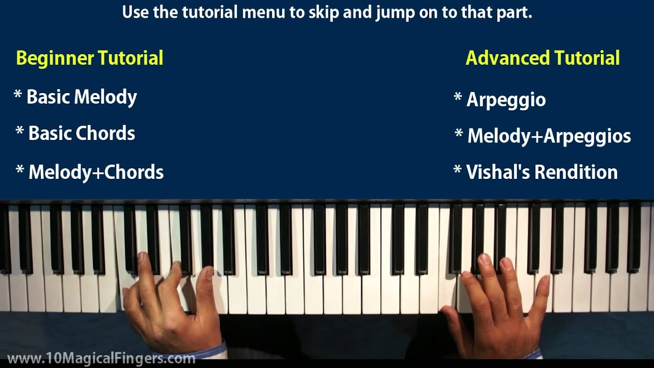 Tujh Mein Rab Dikhta Hain  Piano Tutorial / Lessons | Beginner & Advanced Piano Tutorial