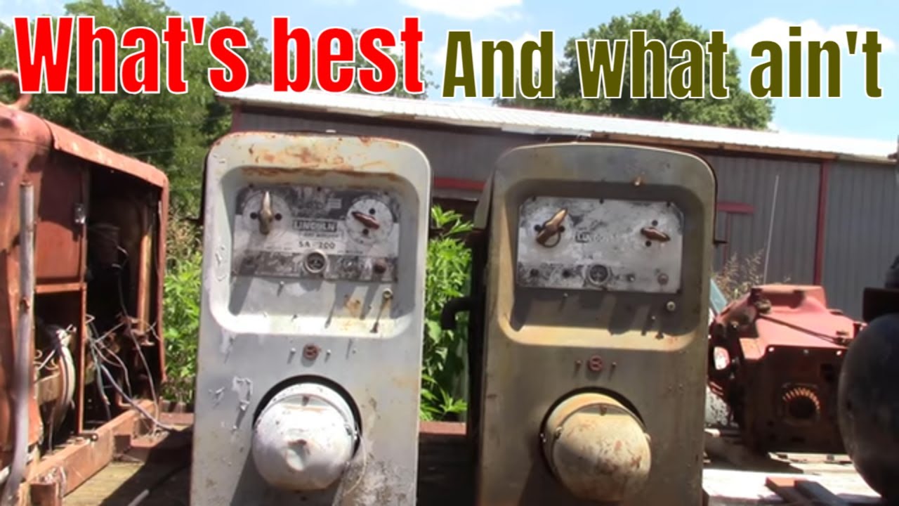 Engine powered welders