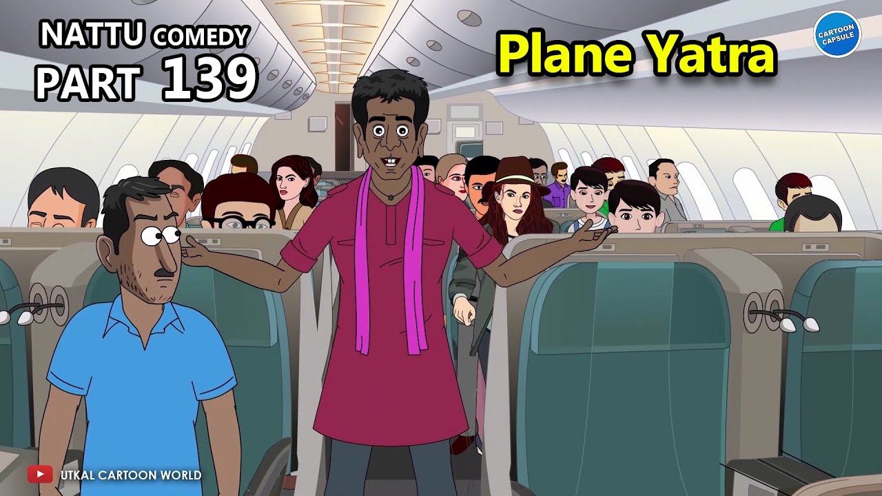 Nattu Comedy part 139 || Plane Yatra