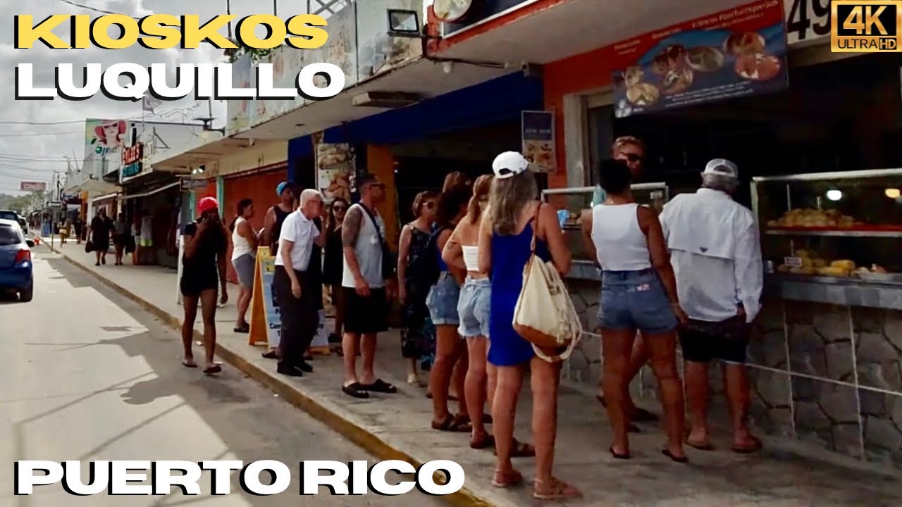 Driving Kioscos de Luquillo Puerto Rico 4K 🇵🇷