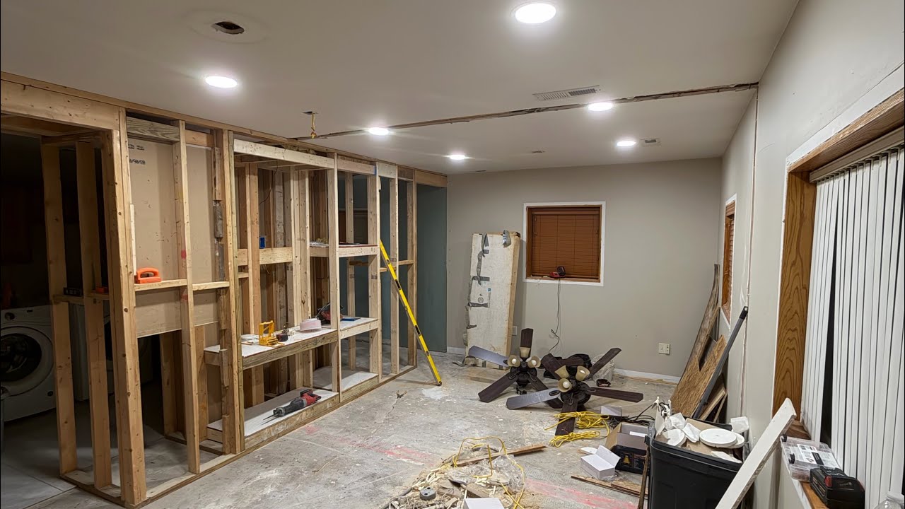 All New LED Lights And Finish Framing In My Master Bedroom!! Part 3
