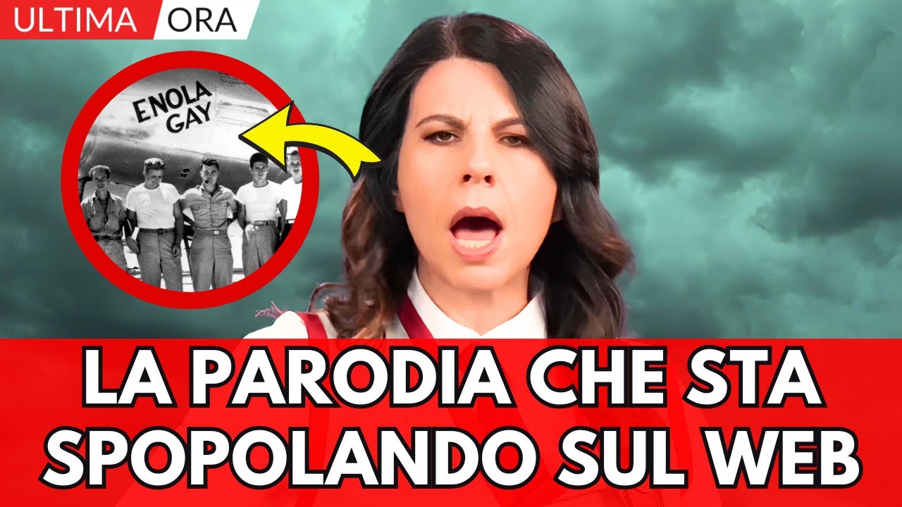 Geppi Cucciari fa la parodia di Enola Gay dopo la censura di Trump