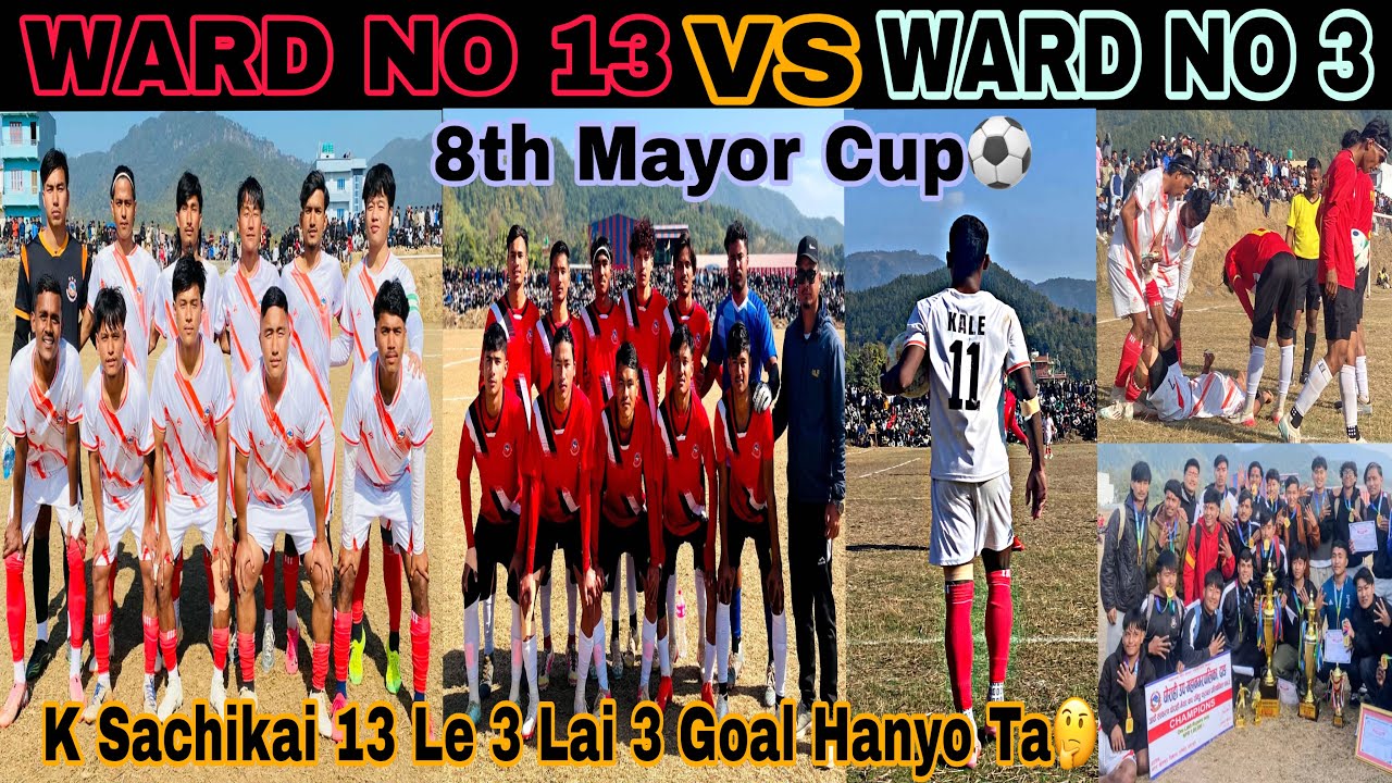 8th MayorCup Ghorahi WARD NO 13 VS WARD NO 3Ko Final Match⚽️|| 13 Le 3 lai sachikai 3 Goal Hanyo ta🤔