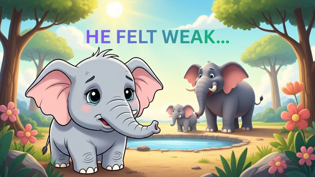 The Elephant Who Thought He Was Too Small 🐘 | Moral Story About Confidence | Kids Story