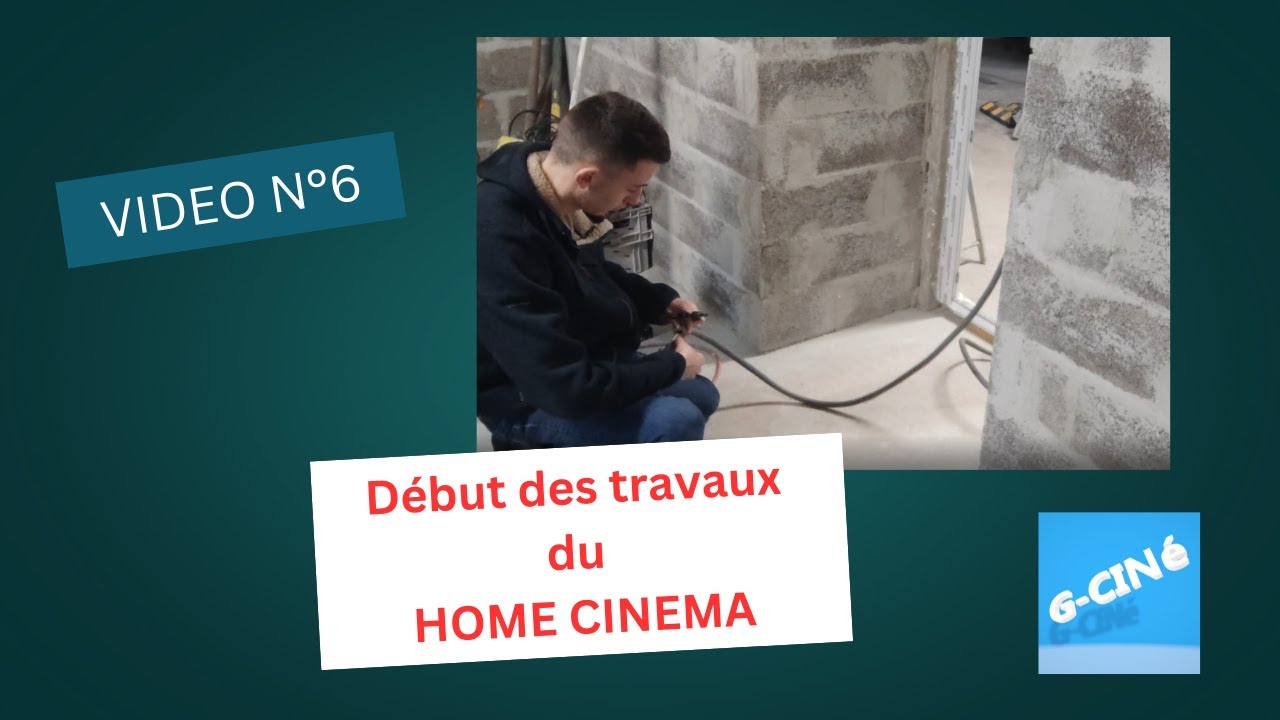Enfin le début de la construction de mon HOME CINEMA !!