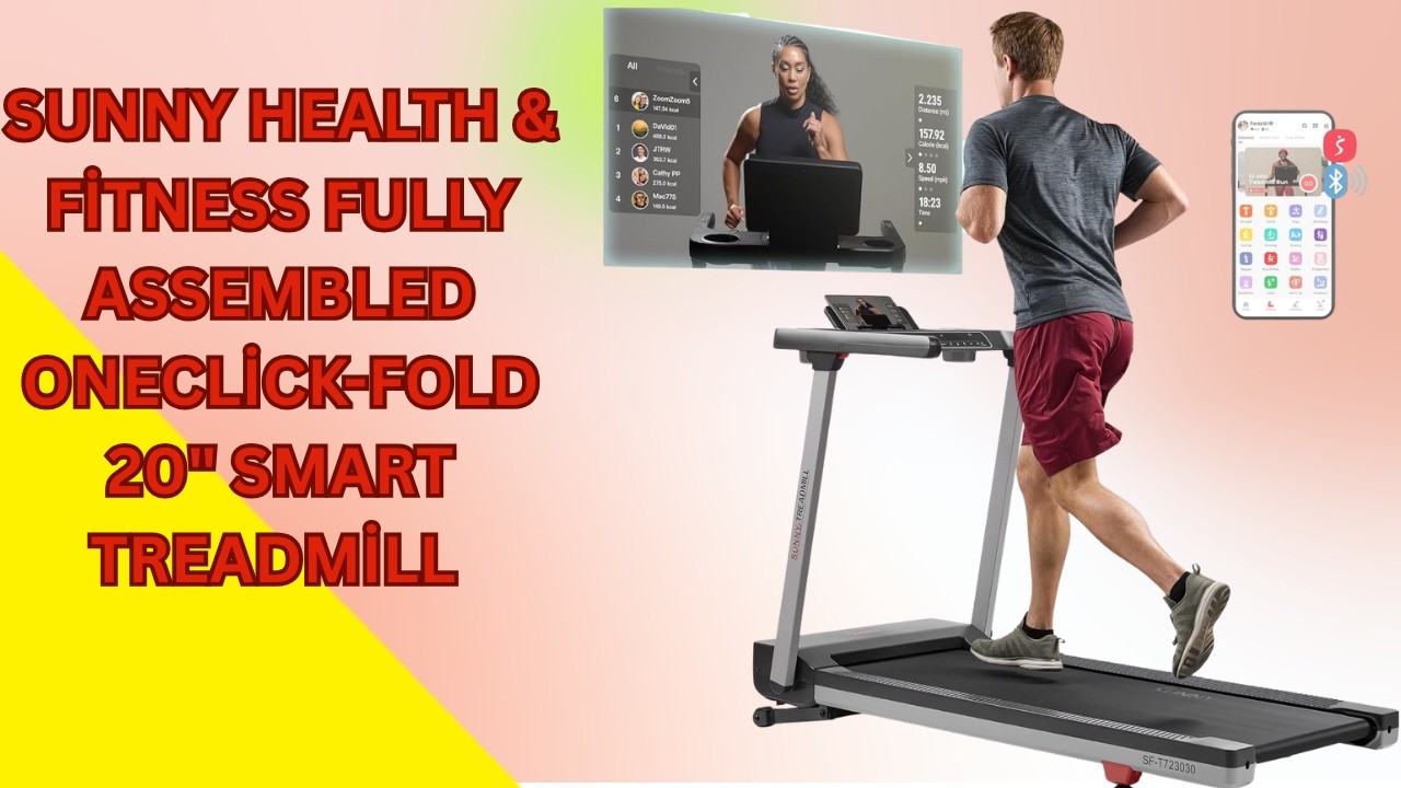 Upgrade Home Fitness With Ease – Sunny Health & Fitness Smart Treadmill – REVIEW