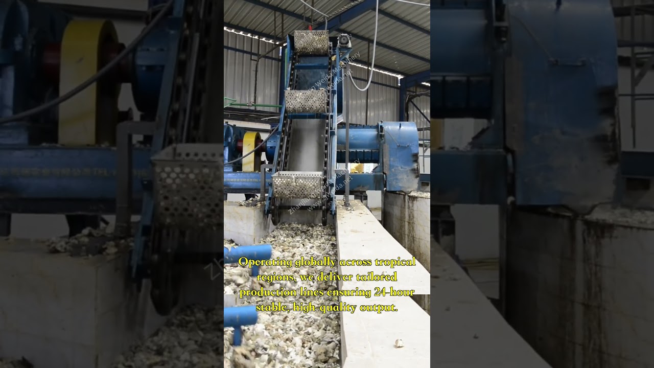 Come and see the TSR natural rubber primary processing equipment we built.