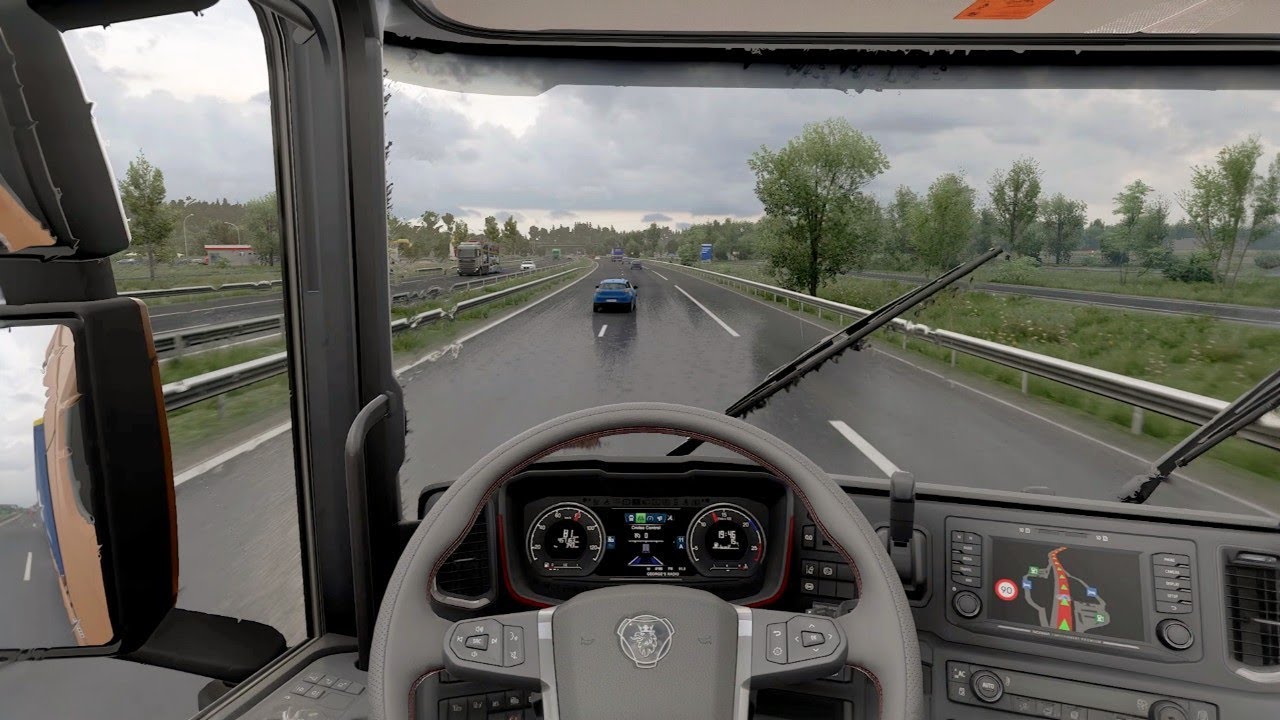 4K Realistic Ultra Graphic v2 Scania R Euro Truck Simulator 2 Snowymoon Mods Gameplay