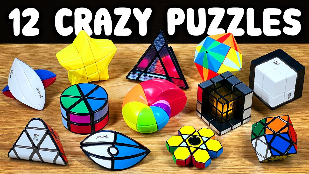 UNBOXING 12 CRAZY PUZZLES 😱