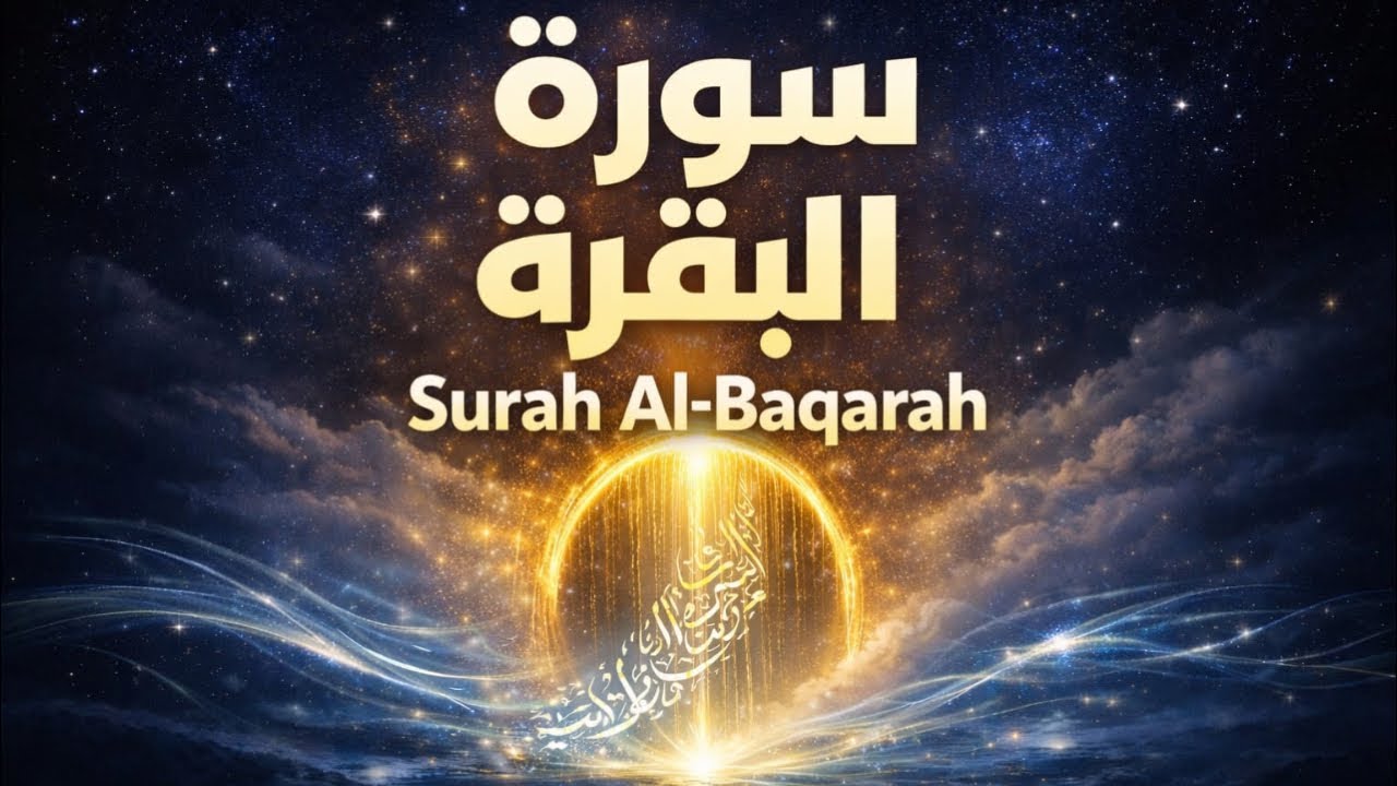 سورة البقرة كاملة بصوت الشيخ أحمد العجمي | تلاوة خاشعة بجودة عالية | راحة للقلب ونوم هادئ
