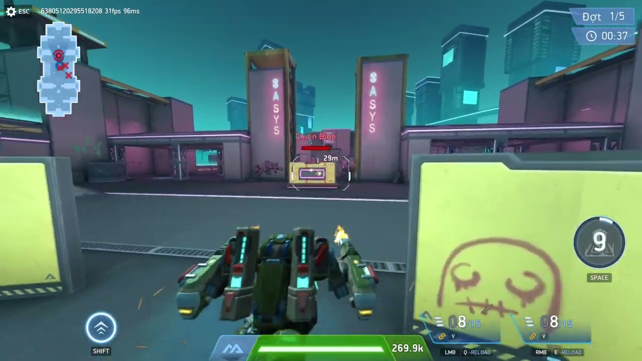Mech Arena the new mech ( Vietnamese ) =)