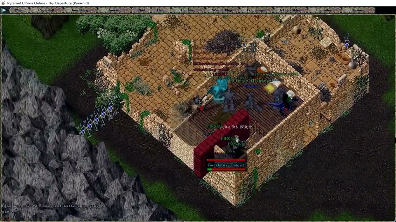 Departure Ailesi VS Tüm server karışık action. Ultima Online #pyramiduo #ultimaonline #gaming #games