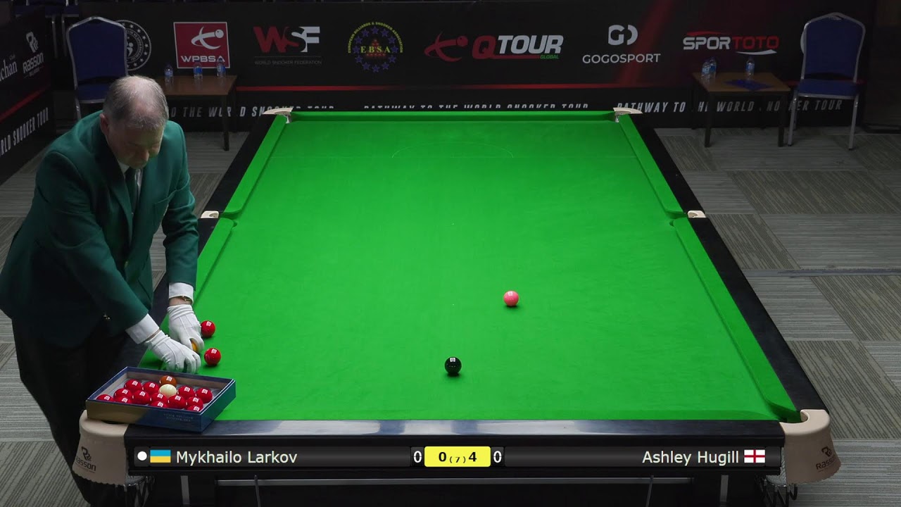 Table 4 — European Snooker Championships — day 12