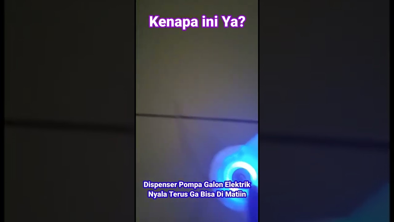 Dispenser Pompa Galon Elektrik Nyala Terus
