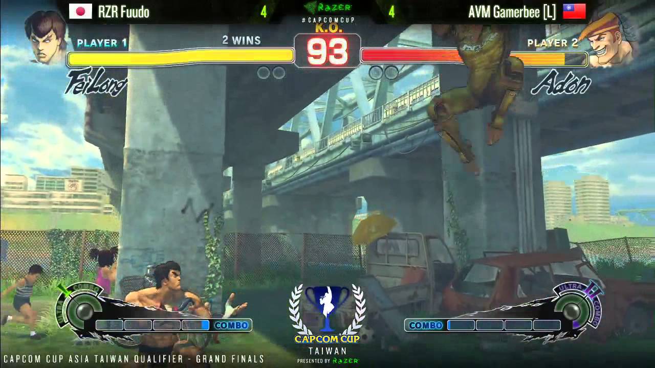 Fuudo vs Gamerbee - Capcom Cup Taiwan Qualifier - SSF4: AE Grand Finals