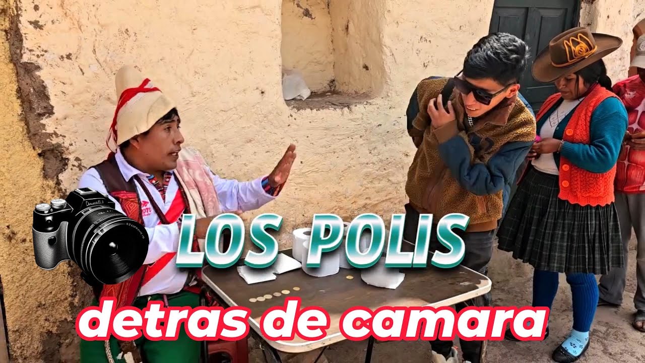 detras de camara juanito y richard "Los Polis" 👮 2024