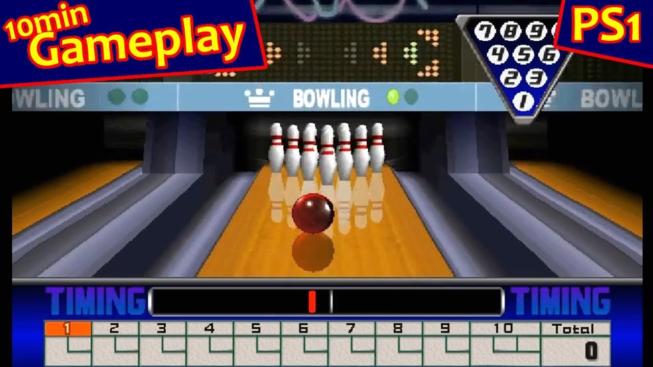 Bowling ... (PS1) Gameplay