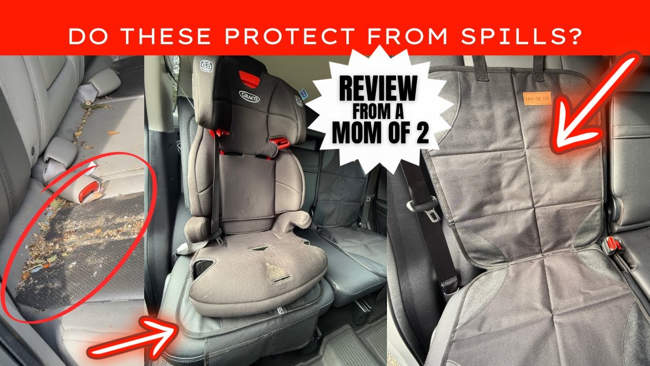 Amazon Finds - Seat Protector for Kids in Car Seats - Product Demo - Amazon Review