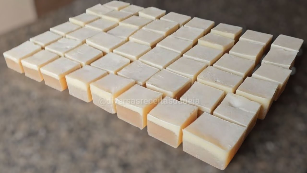 50 Barras de Sabão Caseiro com 2L de Álcool ☆ Não Compro Mais do Mercado Depois Que Aprendi