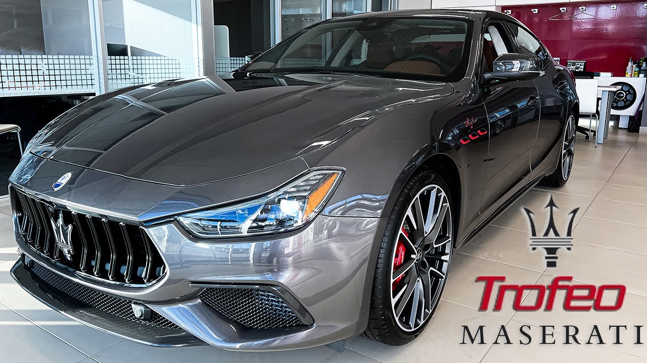 2022 Maserati Ghibli Trofeo Walkaround Visual Review + Exhaust Sound