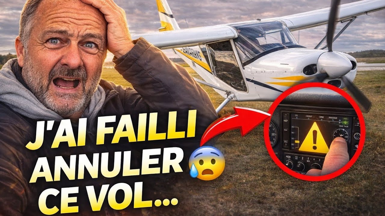VFR Hivernal ❄️ l’humidité est la en Finale à Mirecourt – Remise de Gaz ! ✈️