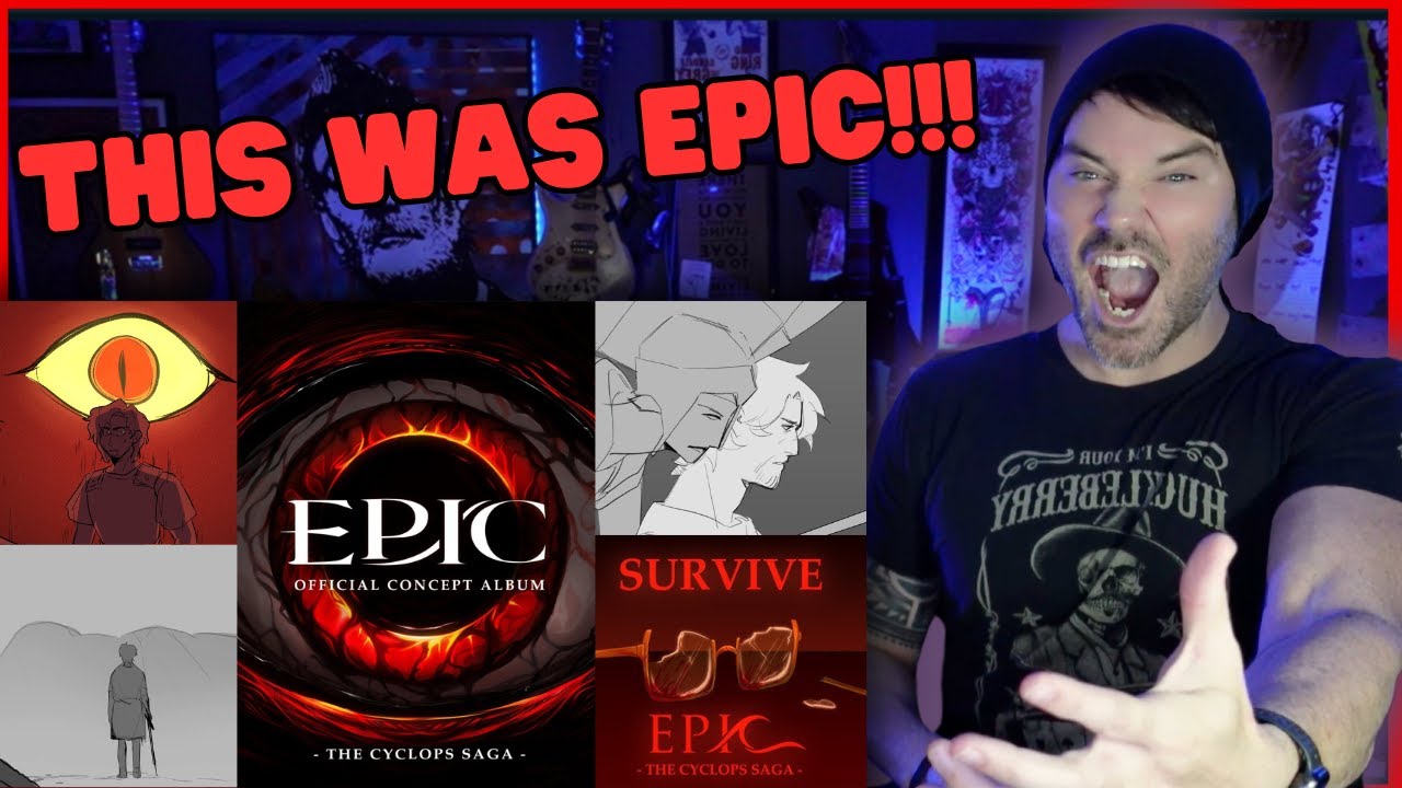 Metal Vocalist Reacts - The Cyclops Saga [ EPIC: The Musical | Animatic ]