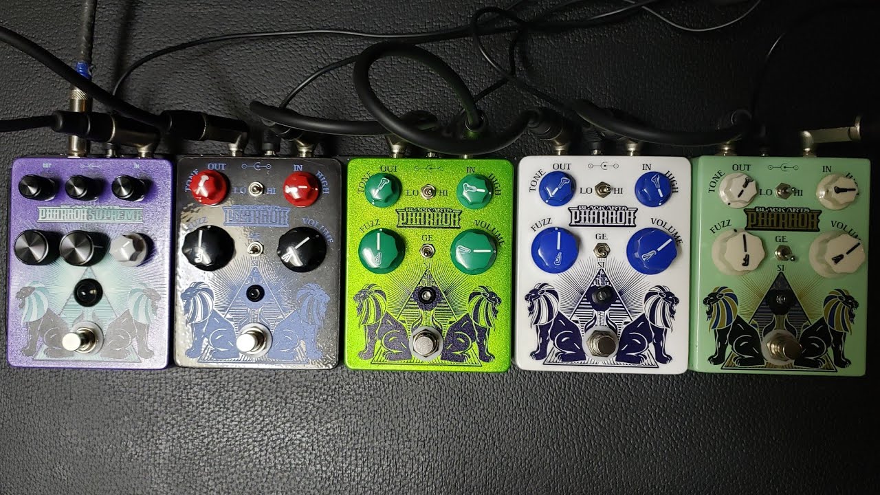 SHOOTOUT: Black Arts Toneworks - Pharaoh fuzz pedals - STONER/DOOM/SLUDGE