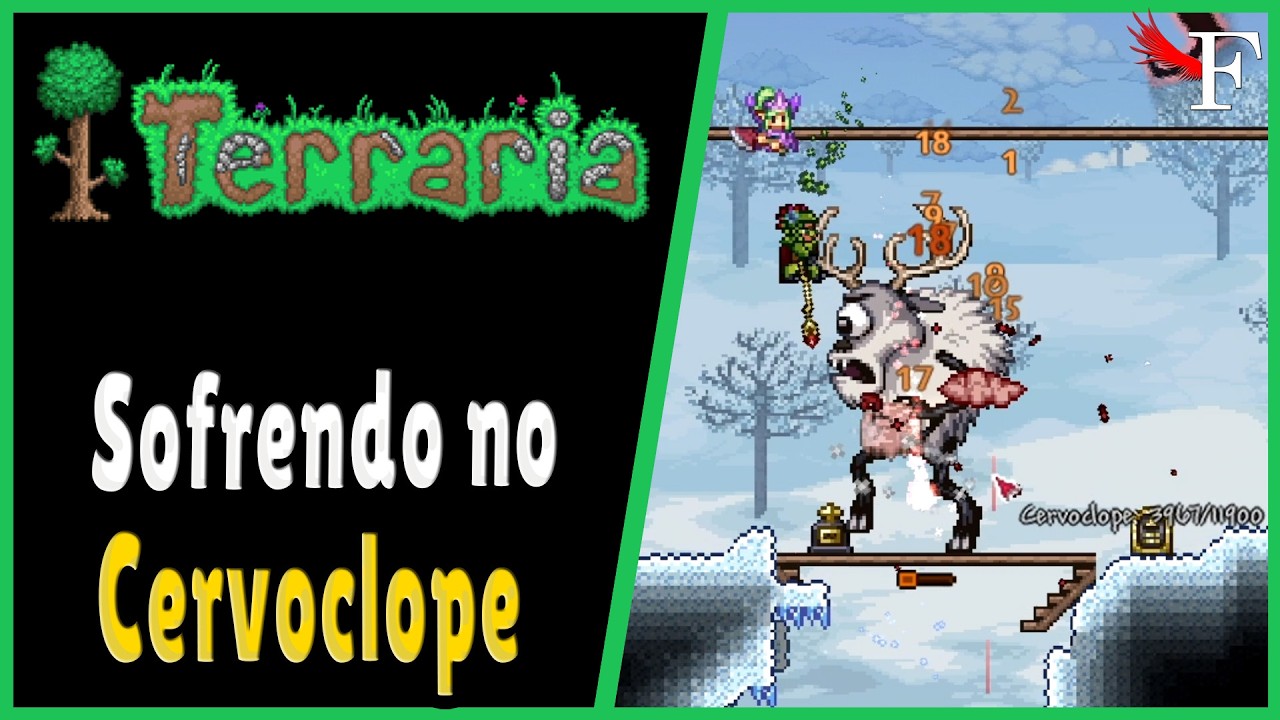 NUNCA SOFRI TANTO NESSE JOGO(Deerclops) - Terraria - #8 PTBR
