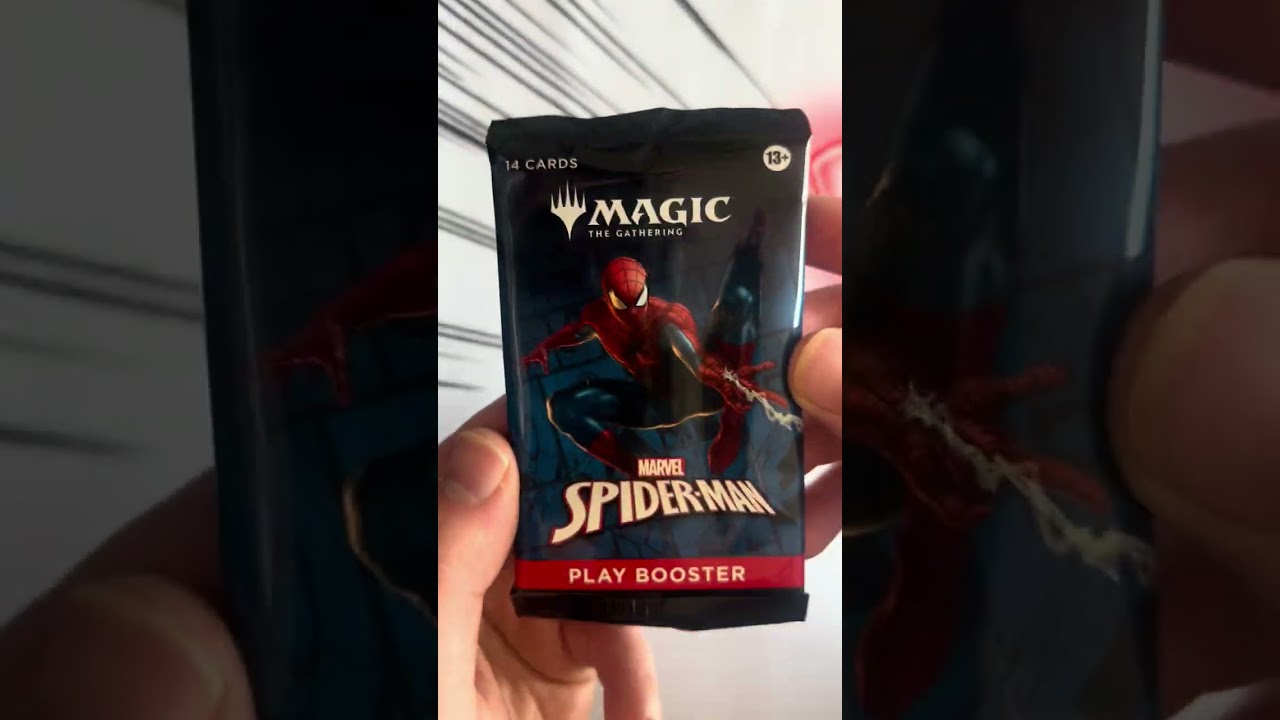 Opening a Marvel Spider-Man prerelease #mtg 