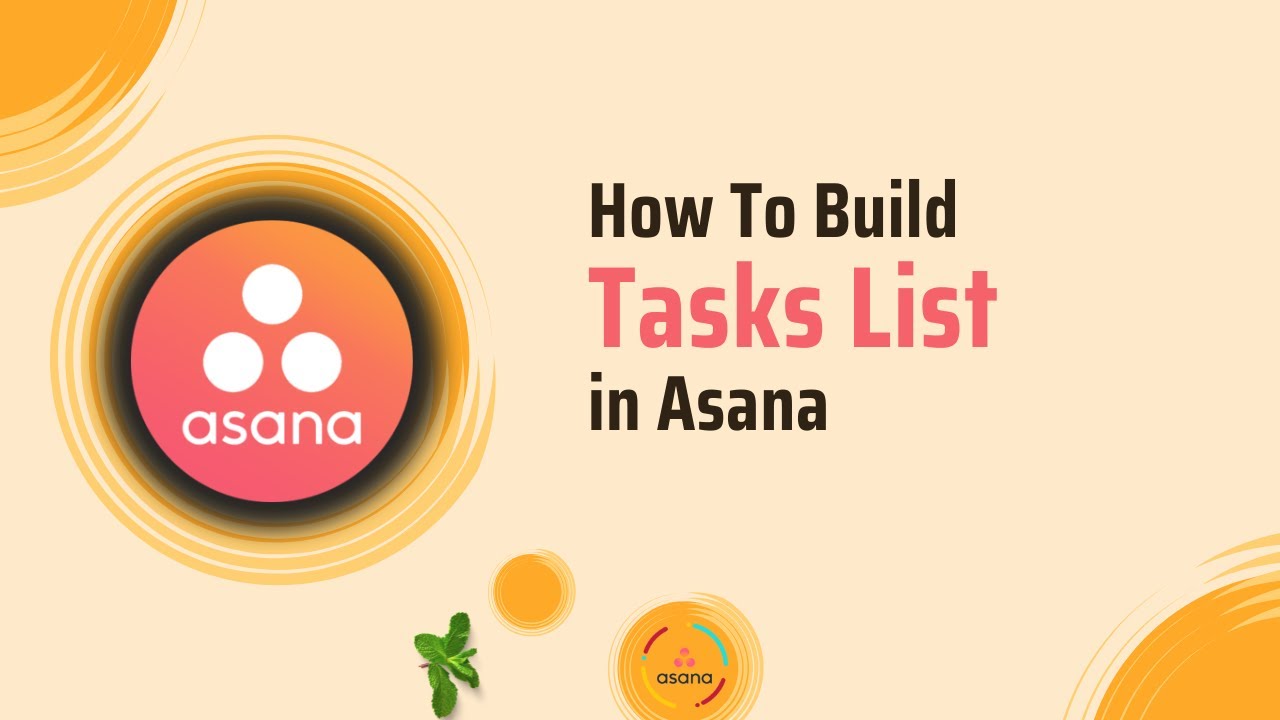 How To Build Tasks List in Asana Project Management Tool