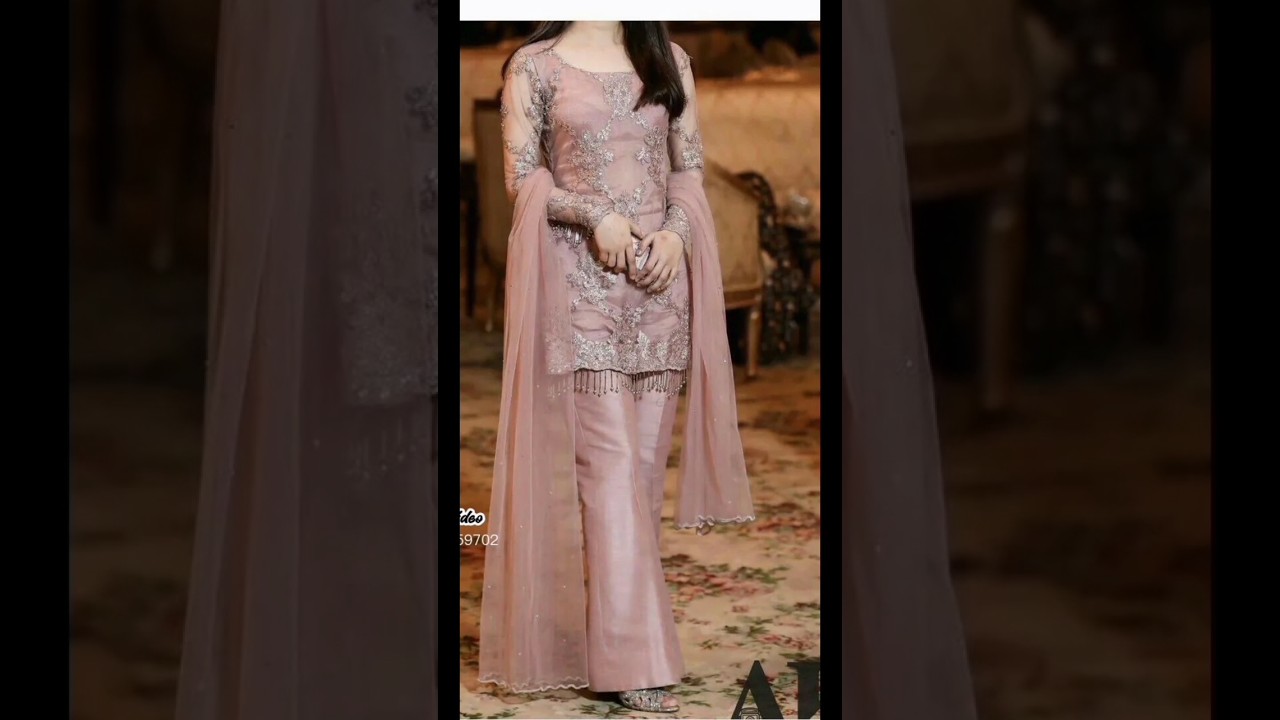 unique short shirt with bell-bottom trouser designs for wedding wear on trending idea by aashi#viral
