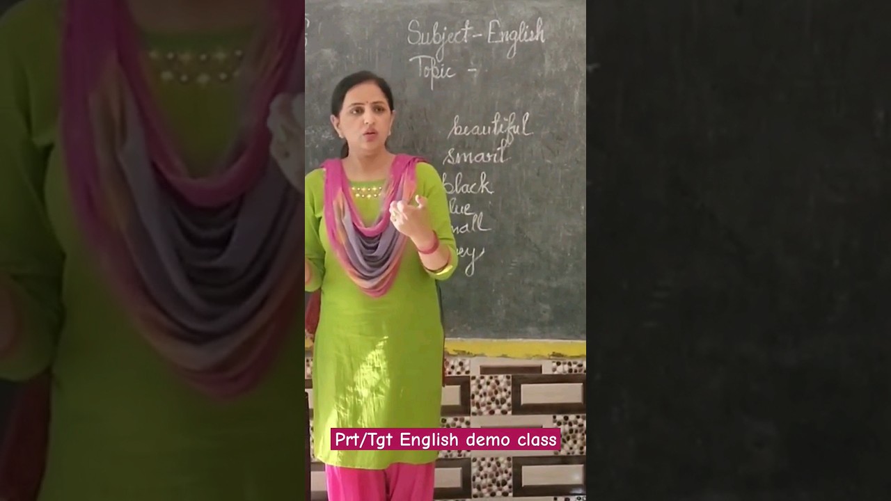 PRT/TGT English Demo Class