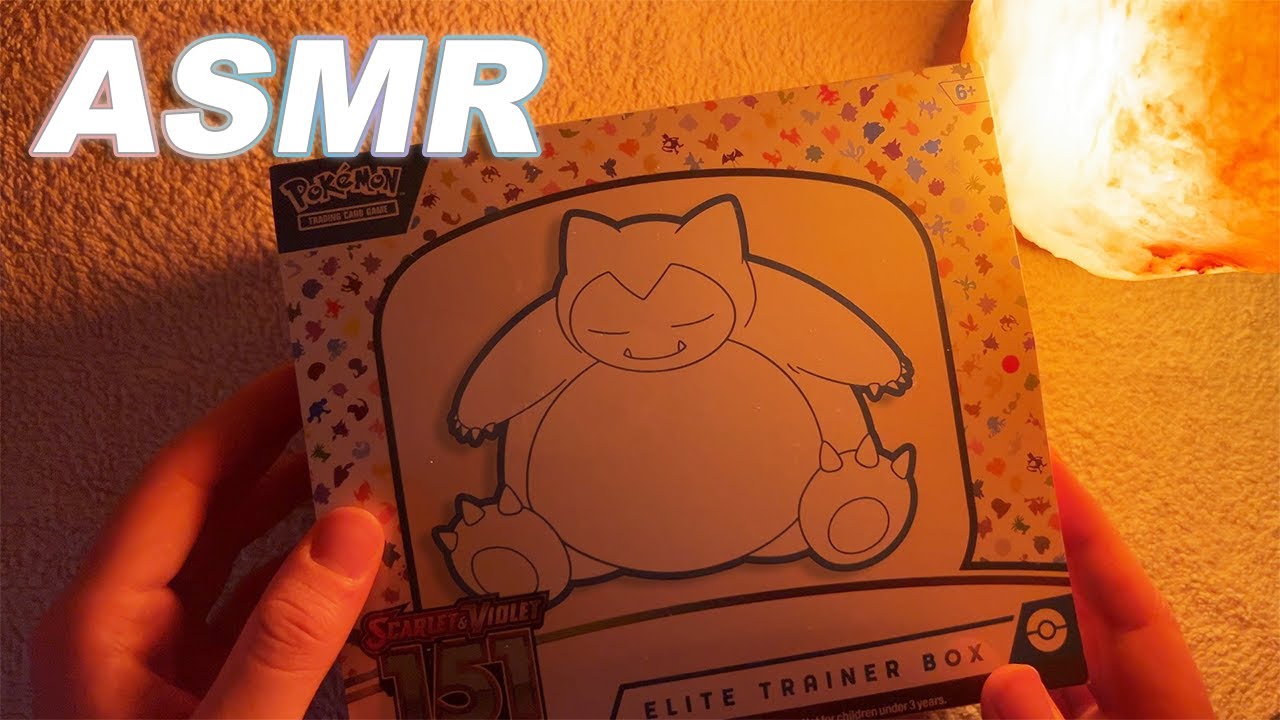 ASMR Pokemon Trading Cards 151 ETB Unboxing [WHISPERED PACK OPENING]
