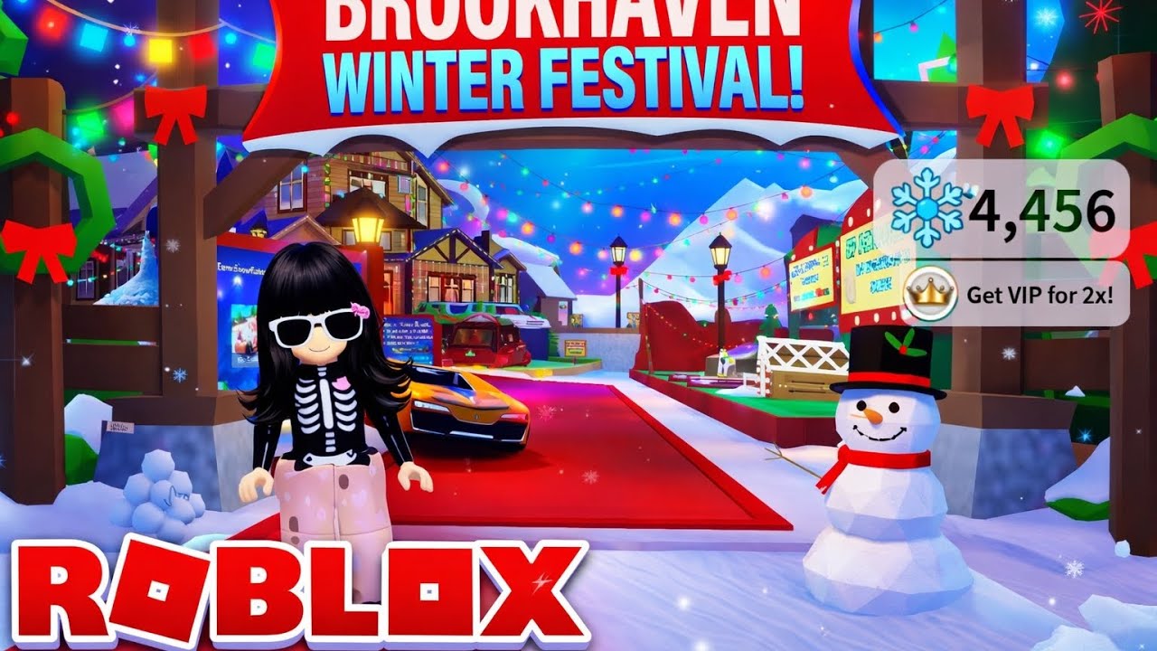 Roblox - Fase nova de Natal no BROOKHAVEN 