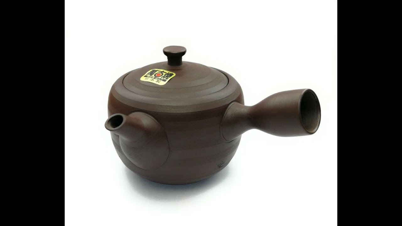 Japanische Einhand Teekanne Kyusu Braun 270ml | tea-club.de