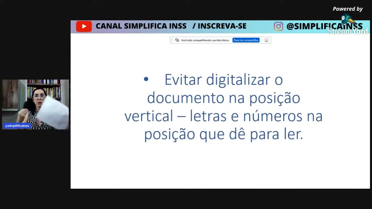 #liviaoliveira Como digitalizar os documentos correctamente no meu inss